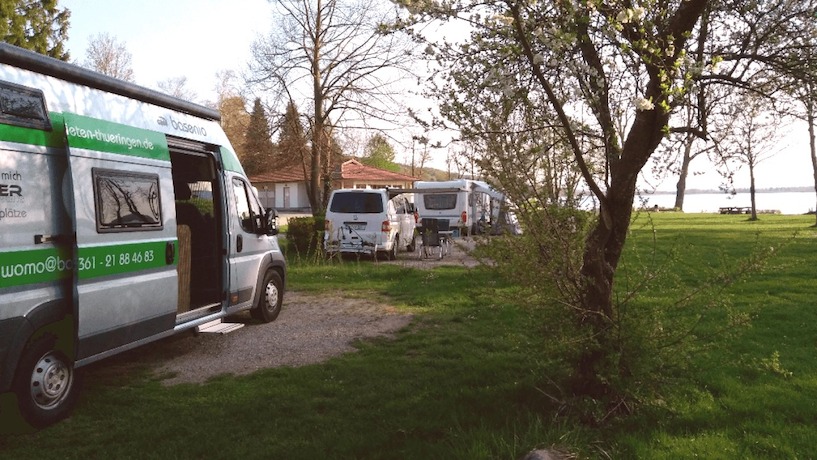 Im April 2018 waren wir mit unserem basenio.de-Wohnmobil auf dem Campingplatz am Pilsensee. Wohnmobil, Camping, See, Pilsensee, Urlaub, Reise, basenio